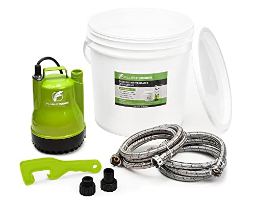 FLUENTPOWER Tankless Water Heater Descaling Flush Kit, Inclu...