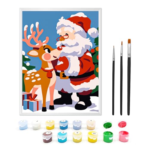 Zimrobin Malen Nach Zahlen ab 5 6 7 Jahre Mädchen, Malen Nach Zahlen...