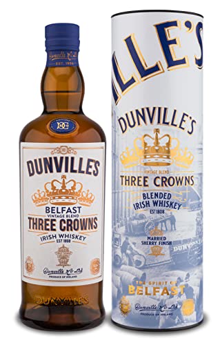 Dunville's THREE CROWNS Belfast Vintage Blend Irish Whiskey 43,5% Vol. 0,7l in Geschenkbox – Bild 3