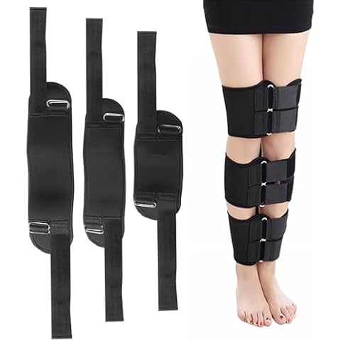 GGFSSQ Leg Correction Belt - 3 in 1 Leg Corrector Bandage - O/X Adjustable Leg Posture Correction Belt, bow leg corrector, Inside Eight Character Corrector Leggings Belt, Knock Knee Braces (XL) Cover