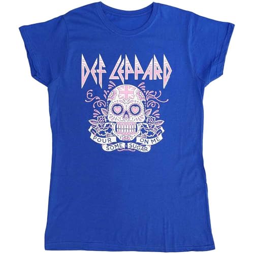 T-shirt Def Leppard Skull Tour 2019 skinny noir rock