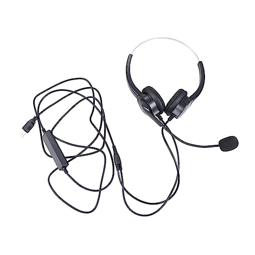 OFFSCH Microphone Headset 3.5mm Voice Amplifier for Communication Comfortable for Men Women