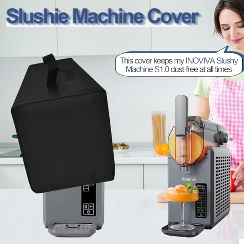 Image of Cover for Inoviva Frozen Drink & Slushie Machine, Slushie Machine Cover Compatible with INOVIVA Slushy Machine for Home S1.0 68 oz, Waterproof Heavy-duty Thickened Cover Case with Handle