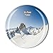 Aimant de réfrigérateur Val d'Isere France - Souvenir touristique en cristal - Collection d'autocollants magnétiques pour réfrigérateur