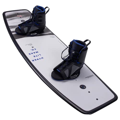 Hyperlite Relapse Mens Wakeboard 136 W/Team OT Bindings White/Blue (7-10.5)