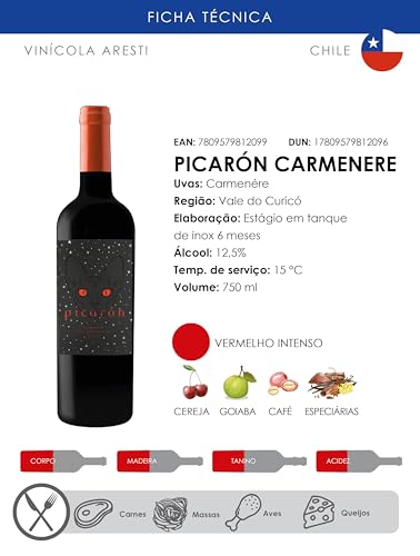 Picarón Vinho Carmenere 750Ml