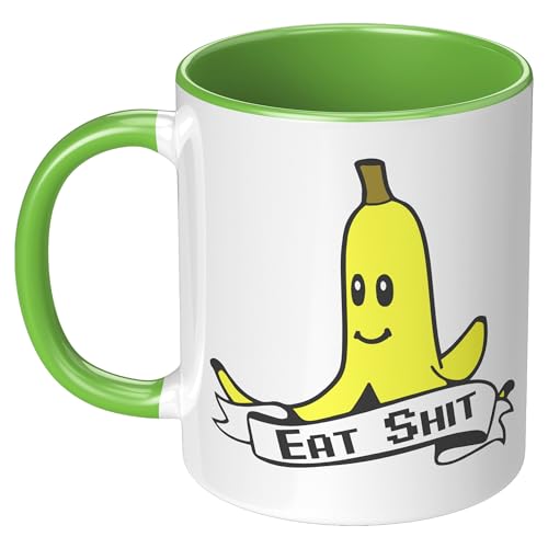 Absurd Ink Banana Peel Mario Kart Mug