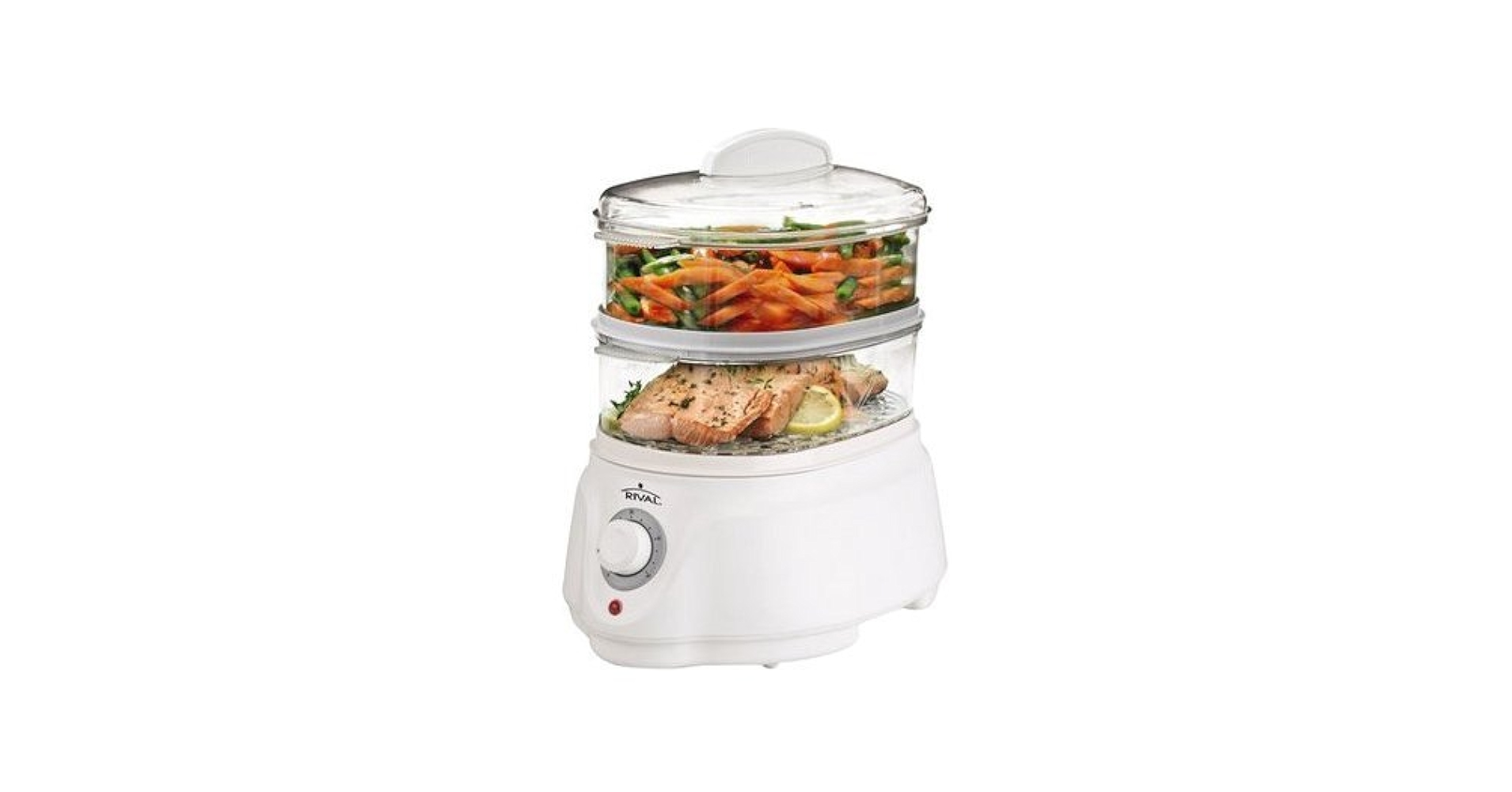 Rival CKRVSTLM21 フードスチーマー ホワイト Amazon.com: Rival CKRVSTLM21 Food Steamer, White: Vegetable