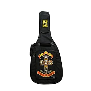 Perris Guns n Roses Housse pour Guitare acoustique Noir - Les Beatles, Paul McCartney, John Lennon, RIngo Starr, George Harrison