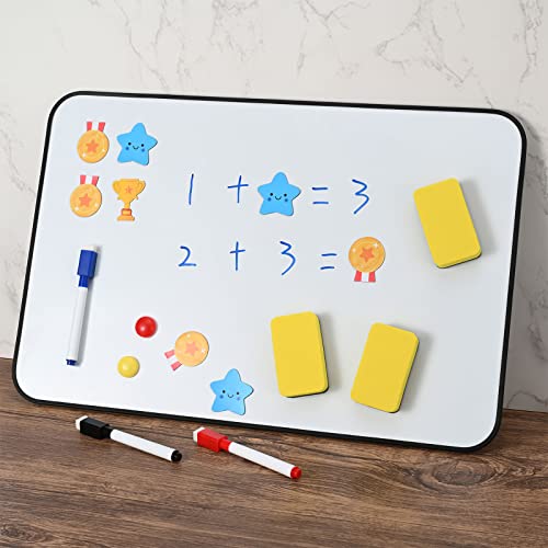 24 Packs Magnetic Dry Erase Erasers,Dry Erase White Board Eraser With Felt Bottom Surface,Yellow Mini Whiteboard Erasers For Kids And Students,2.75X1.6X0.7 Inches #TOP5