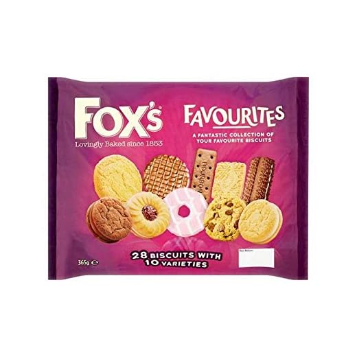 Assortiment de biscuits Fox's Favorites - 365 g - Paquet de 1