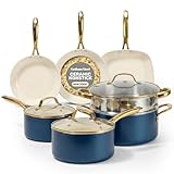 Gotham Steel 12 Pc Ceramic Cookware Set Nonstick...