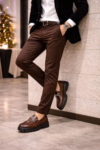 Image of KASTAVA KS 105 Ultra Comfort Breathable Cushioned Insole Slip-On | Lightweight Everyday Casual Loafers for Men