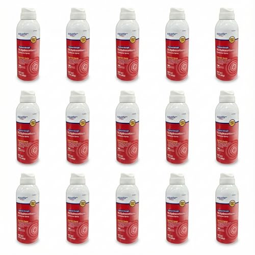 FUSION SHOP STORE Smart choices, meaningful life! Anti Itch Maximum Strength Hydrocortisone 1% Spray, 3 oz (Pack of 15)