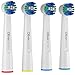 Replacement Toothbrush Heads for Oral B by Oliver James, 12 Pack Regular Heads with Travel Caps, Precision Clean Refill Compatible with Oral B Pro1000 Pro3000 Pro5000 Pro7000