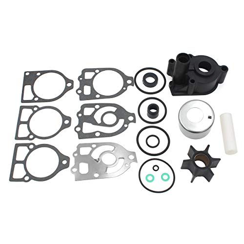 UanofCn 96148Q8 Water Pump Impeller Kit for Mercury Mariner Outboard V6 75-225 HP and MerCruiser Alpha One Stern Drives 46-96148A8 Sierra 18-3517 18-3316