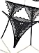Lilosy Sexy Choker Floral Lace Scallop Sheer Underwire Push Up Garter Belt Lingerie Set 3 Piece for Women See Through Bachelorette Bra and Panty Chain Black Small