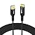 4K DisplayPort to HDMI Cable 10 FT, Uni-Directional DP (Source) 1.2 to HDMI (Display) 1.4 Cable, Up to 4K@60Hz, 2K@120Hz, [Aluminum Shell, Gold-Plated Plug, Nylon Braided Jacket], High Speed Cable