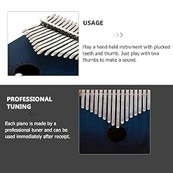 BIENKA Kalimba Pouce Piano Portable Mbira Doigt Piano Cadeaux for Enfants Et Piano Débutants Professionnel Piano - Les Beatles, Paul McCartney, John Lennon, RIngo Starr, George Harrison BIENKA Kalimba Pouce Piano Portable Mbira Doigt Piano Cadeaux for Enfants Et Piano Débutants Professionnel Piano – Image 6