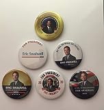 Presidential Election Historical Center Eric Swalwell 2020 Campaign Buttons - Set of 6-2.25"