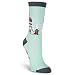 K. Bell Women's Hold Your Horses Crew, light blue Shoe Size: 4-10