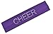CHEER Rhinestone Cotton Stretch Headband (Purple)