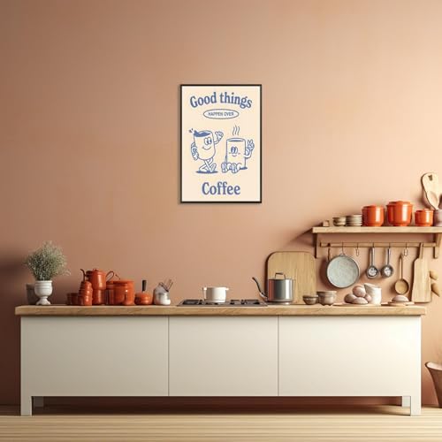 Vintage Club Funny Coffee Poster