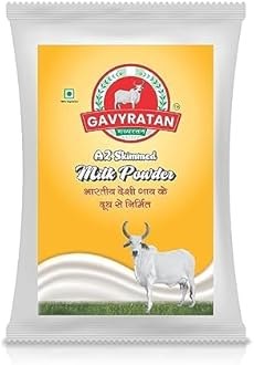 Pure & Premium Skimmed Milk Powder with Extra Protein 500Gm | Perfect for Making Tea & Coffee (Pack of 1)