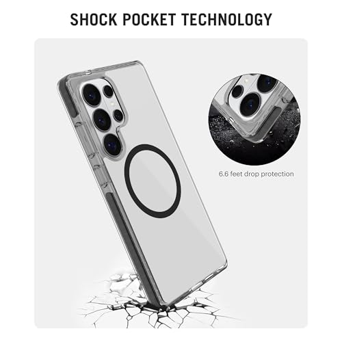 Image of DailyObjects Samsung Galaxy S26 Ultra Stride Clear Case | Slim Transparent Back Cover | Shockproof | Scratch Resistant | Protective Phone Case | Lightweight Crystal Clear Soft TPU Cover