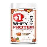 +1® Proteine in Polvere Premium - Gustose, Cremose e Digeribili - Crescita e Recupero Muscolare - Profilo Aminoacidico Completo - 100% Whey Concentrate - 1 kg, 33 Porzioni - Hazelnut Cream