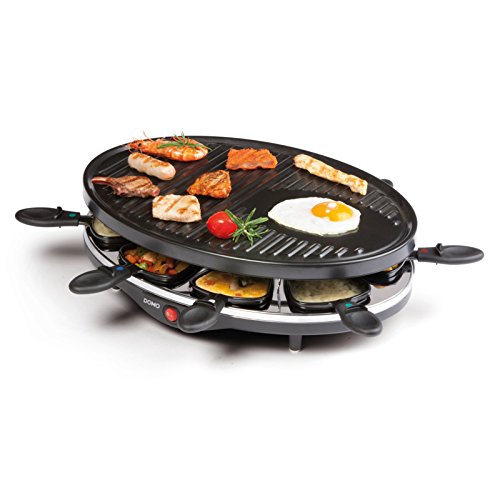 Raclette Grill, elektrisches Raclette-Set mit Pfannen, starke 1200Watt, Raclette-Partygrill – Bild 3
