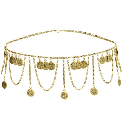 Bauchkette, Gürtel Gold,Taillenkette Gold, Taillenkette,Body Chain,Hüftgürtel,Kann Mit Jeans, Röcken, Freizeitkleidung Usw.