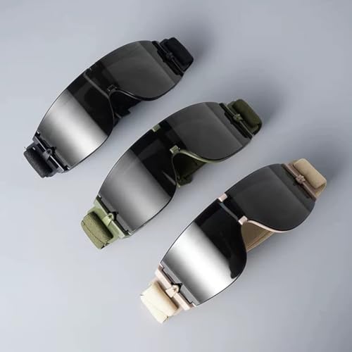 Tactical Airsoft Goggles Safety Goggles Army Goggles Military Eye Protection Hunting Glasses for Shooting Military X800 Goggles Airsoft paintball UV400 glasses (Green), L - Image 8