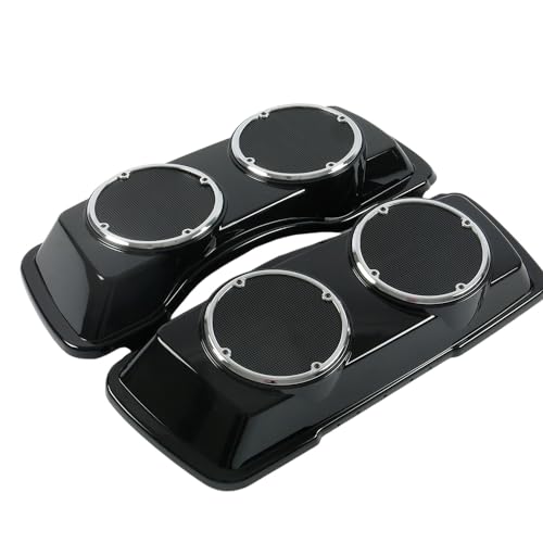 Cubiertas rígidas para parlantes de maletero 6.5' para Harley Davidson Touring 1993-2013 miniatura 2
