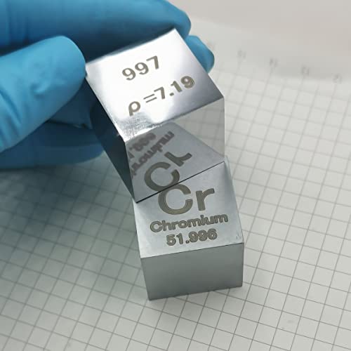 Chrome en cube de densité métallique pureté 99,9% matériel laboratoire - 4