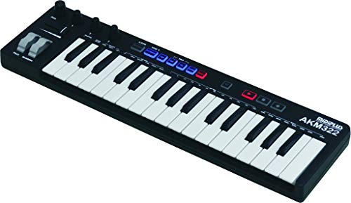 Image of midiplus AKM322 mini size 32 keys USB MIDI Keyboard Controller