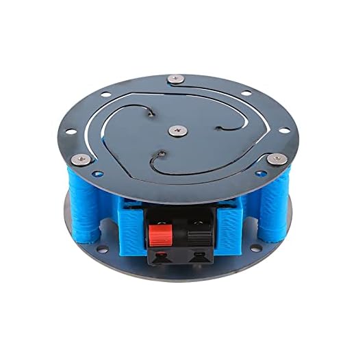 JUSTQIJUN 3inch vibrationshögtalare 6 ohm 60w basschockkörning plan full sortiment resonans bil stol soffa musik chock Dum Hemmabio Bokhylla högtalare