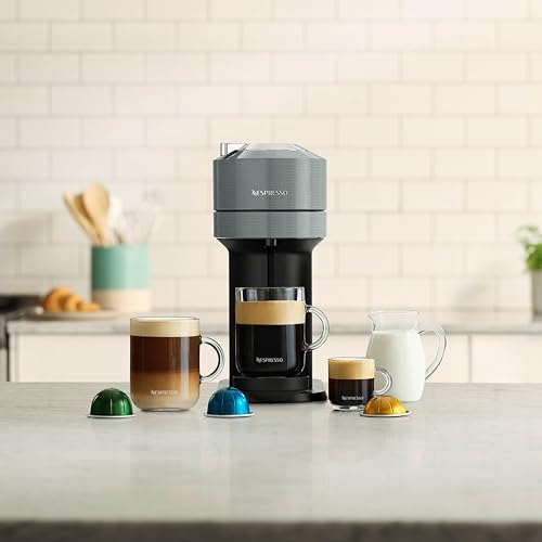 Image of Nespresso Vertuo Next Coffee and Espresso Maker by Breville, Light Grey