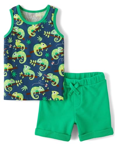 The Children's Place baby-boys And Toddler Tank Top and Shorts 2 Piece Outfit