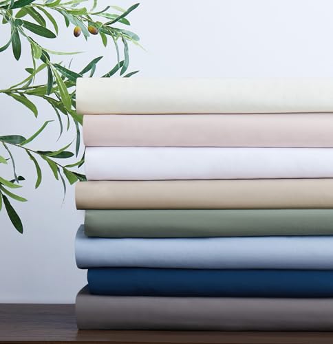 CANNON Heritage Solid Sheet Set Grey Polyester 6-Piece King Sheet Set, Solid Color Themed, for Men and Women, Oeko-TEX Certified Confidence by CANNON - Used condition - Image 7