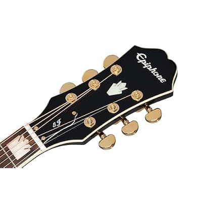Epiphone J200 EC Studio Acoustic Electric Solid Top, Black