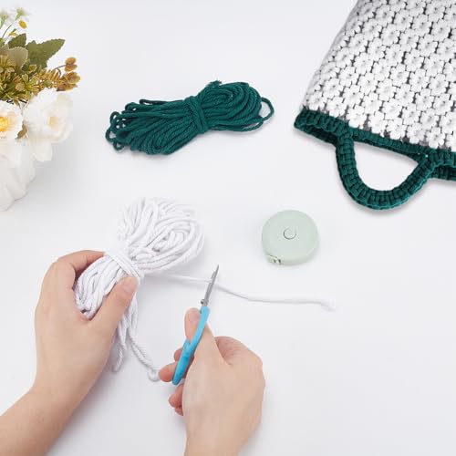 BEUNITONE Kit de bolsa de macramê faça você mesmo para adultos iniciantes, bolsa de flor de macramê