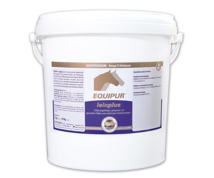 EQUIPUR leinplus 5 kg - fütterungsfertige Leinsamen gemahlen