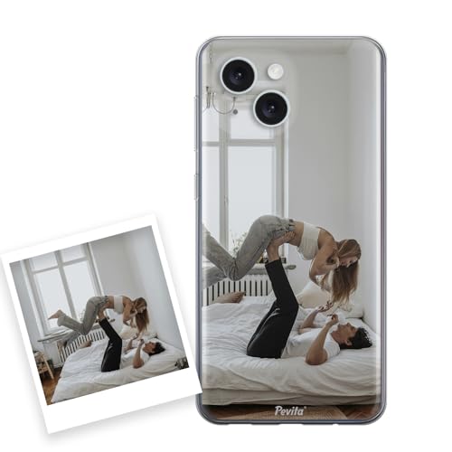 Pevita Funda para iPhone 13 Personalizada con Foto o Imagen | Funda Personalizable para iPhone 13