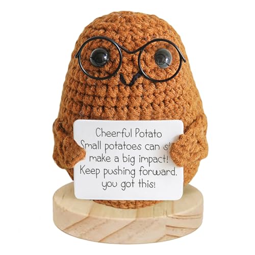 Mini Potato Positiva, 7cm Emotional Support Potato, Mini...