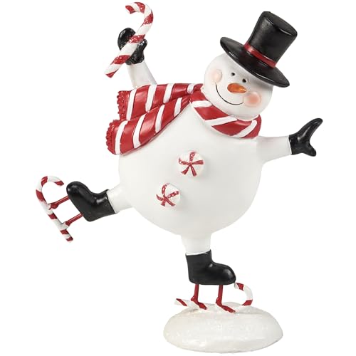 Primitives by Kathy Skating Snowman Figurine