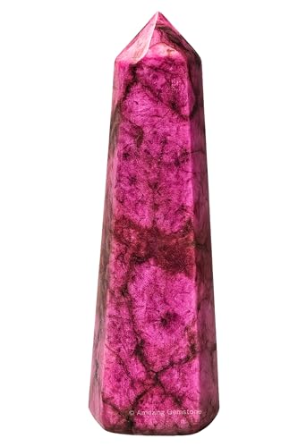 Image of Amazing Gemstone Cobalt Calcite Crystal Towers - Natural Healing Crystal Point Obelisk for Reiki Healing and Crystal Grid (3 inch to 4 inch INCH)
