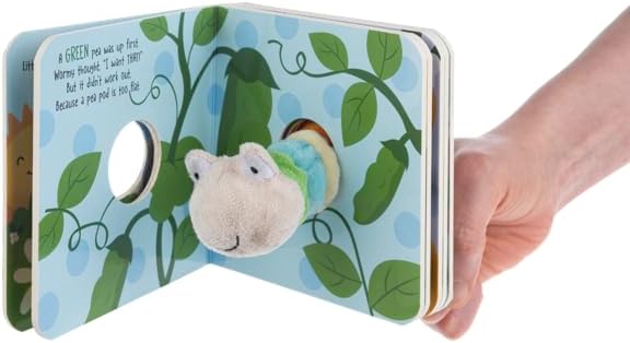 Ganz Worm Finger Puppet Book, 4.25-inch Square, BG4689