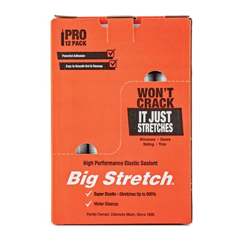 Sashco Big Stretch 10.5 oz High Performance Caulk Pack 12 miniatura 2