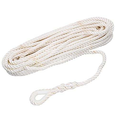 Ligne d'ancrage polyester 10mm évite l'usure du cordage bateau avec sa cosse